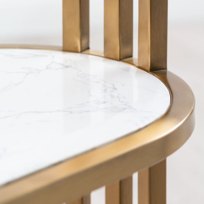 Aria Table d'appoint en laiton-view4