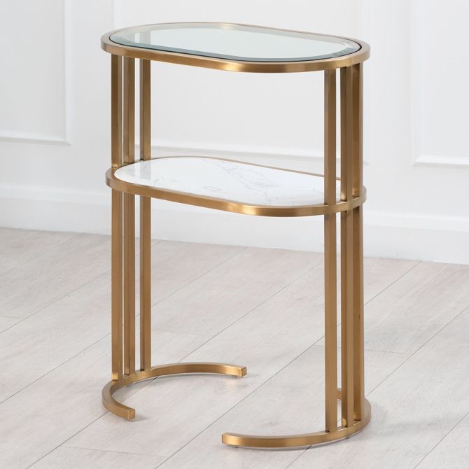 Aria Side table Brass - Image #0