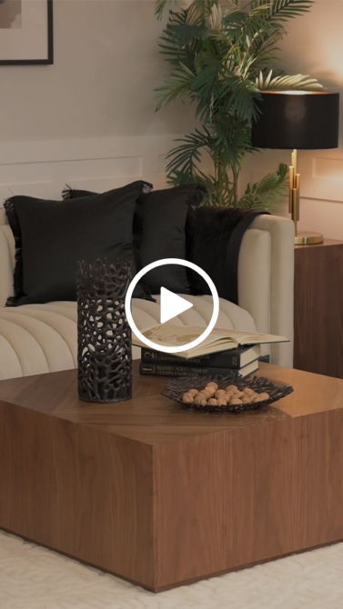 Set van 2 Renato Bijzetttafels en salontafel Walnoot-view7