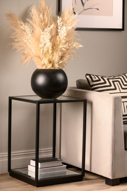 Rippon Fyrkantigt Sidobord - Svart -view2