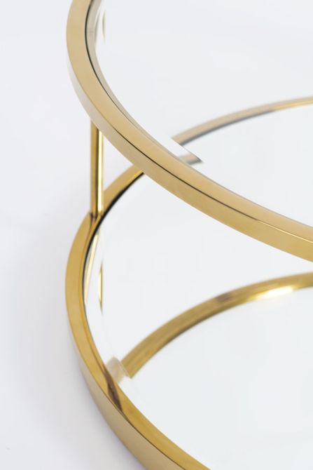 Rippon Table basse ronde en laiton-view3