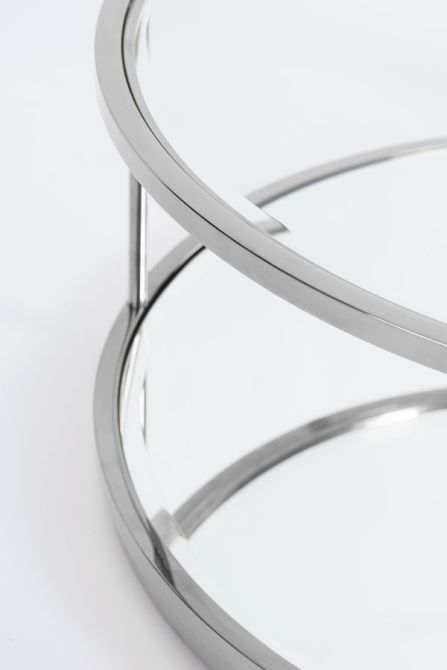Rippon Table basse ronde en argent-view3