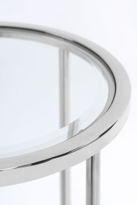 Rippon Silver Circular Side Table - Image #0