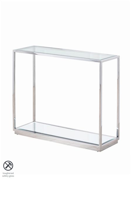 Rippon Silver Rectangular Console Table - Image #0