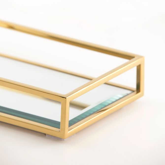 Rippon Brass Rectangle Tray-view3