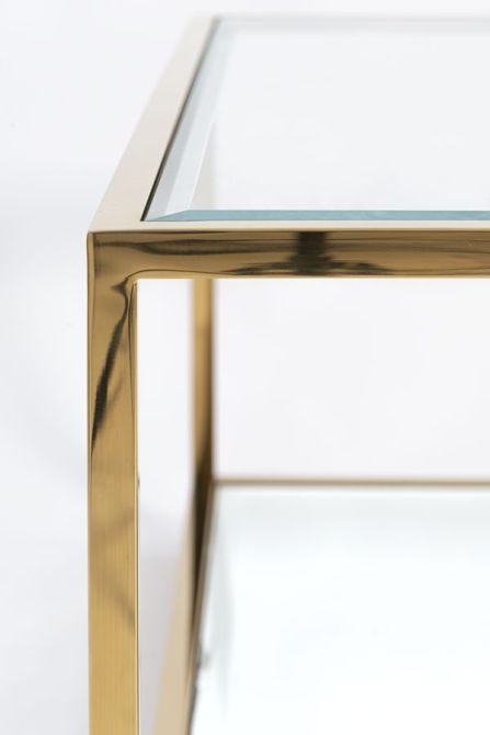 Rippon Table basse carrée en laiton-view2