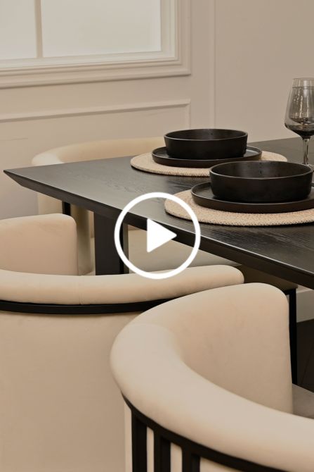 Rocco – Table à manger noire-view3
