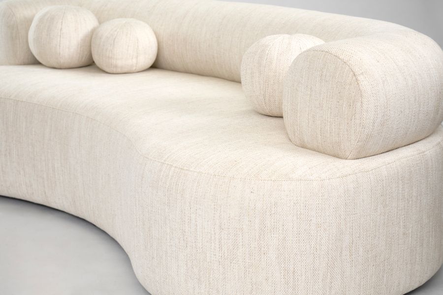 Rolls 2-Sitzer Sofa Naturleinen-view4