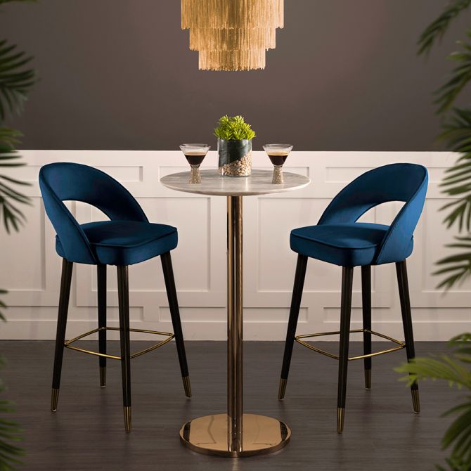 Rossini Barstol - Navy -view2