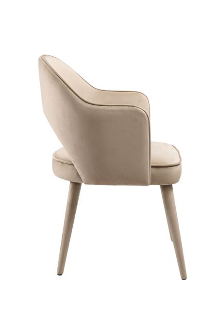 Rossini Carver Stuhl Taupe-view4