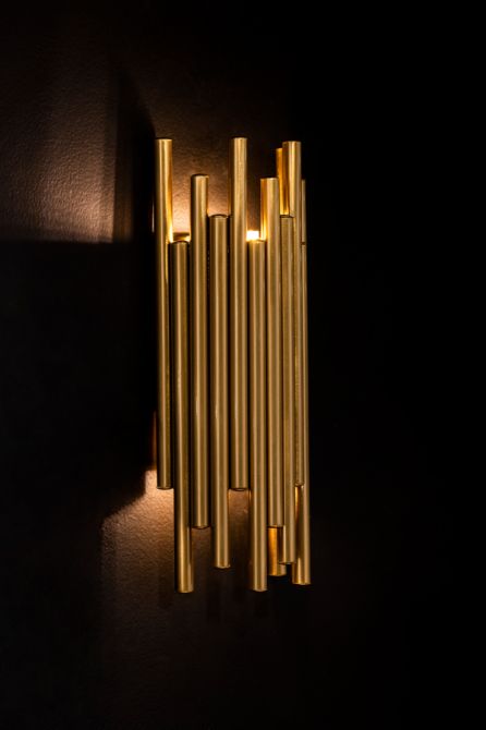 Rubell Lámpara de pared Latón-view2