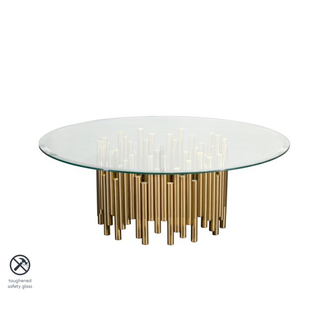 Rubell Brass Coffee Table - Image #0