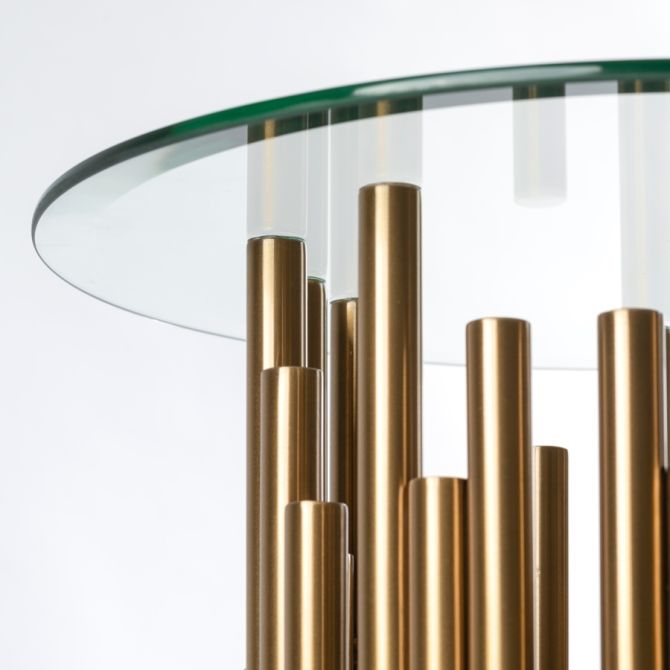 Rubell Table d'appoint en laiton-view3