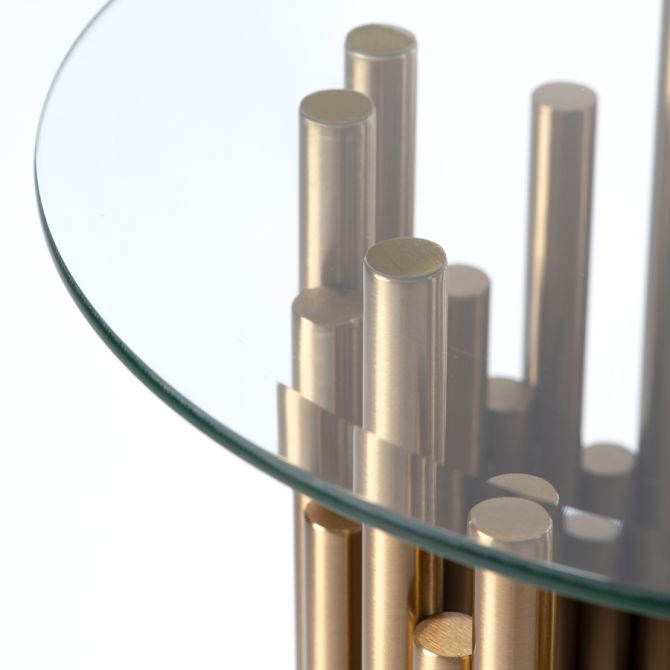 Rubell Table d'appoint en laiton-view2