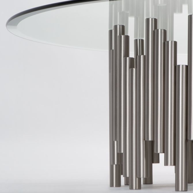 Rubell Soffbord - Silver-view5