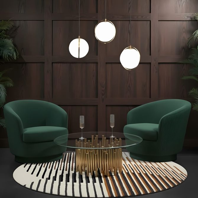 Rubell Tavolino da caffè - Ottone-view2