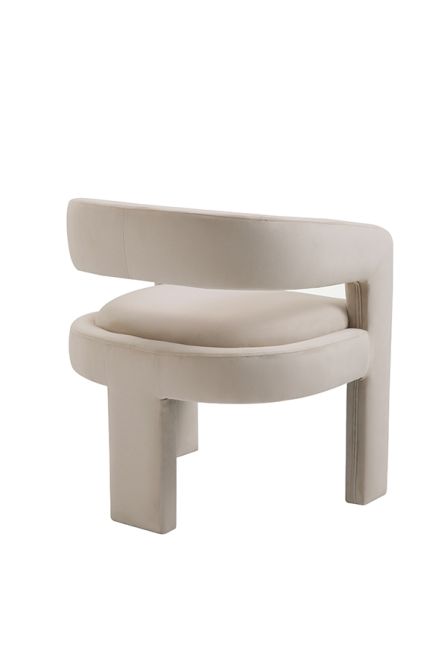 Santini Chaise de salle à manger - Taupe-view5