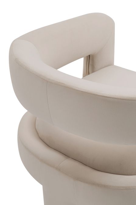 Santini Chaise de salle à manger - Taupe-view6