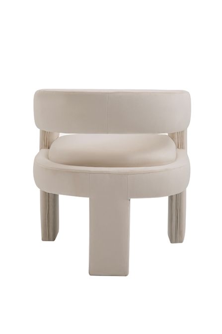 Santini Chaise de salle à manger - Taupe-view3