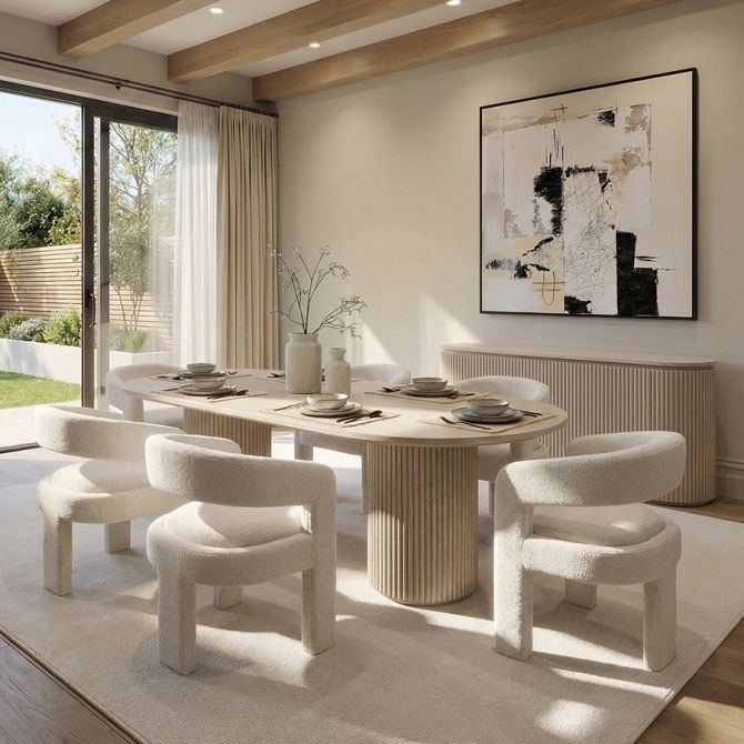 Santini Eetkamerstoel Ivoor Borg -view3