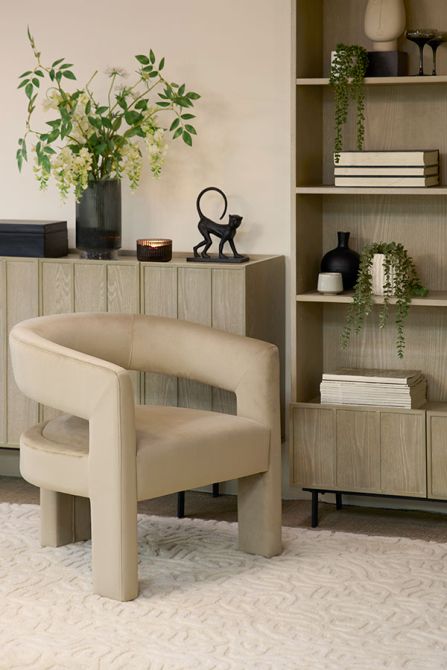 Santini Fauteuil - Taupe-view2