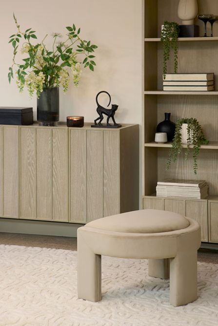 Santini Ottoman – Taupe-view3