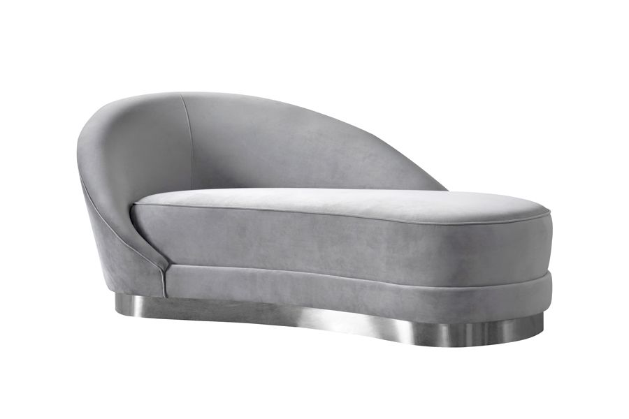 Chaise longue Selini, gris colombe - Image #0