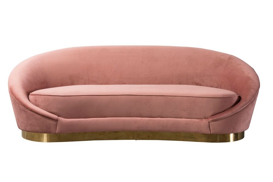 Selini - Sofá de tres plazas - Rubor rosa - Imagen #0