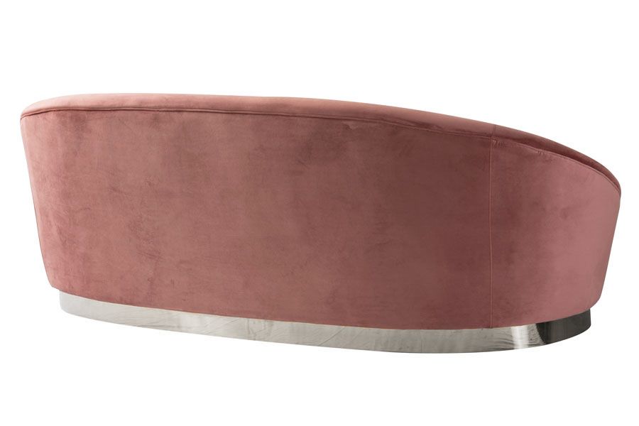 Selini Three Seat Sofa - Blush Pink-view2