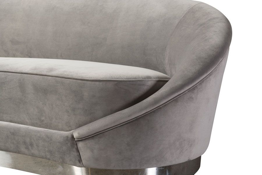 Selini Three Seat Sofa - Dove Grey - Image #0