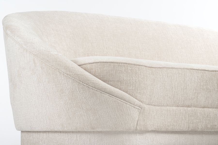 Selini 3-Zitsbank Licht Taupe Chenille-view5