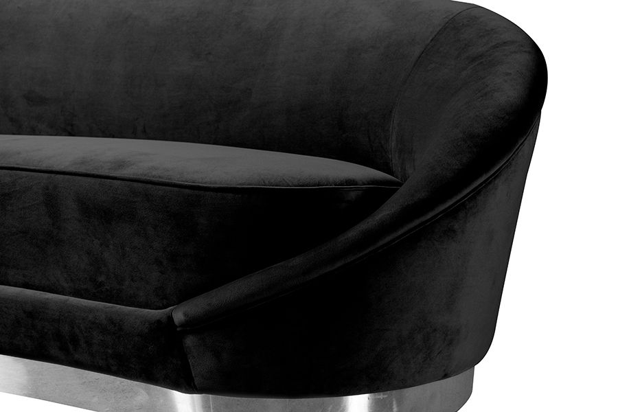 Canapé Selini 2 places - Noir - Image #0