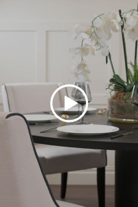 Sia Matbord - Svart - 6-8 platser-view5
