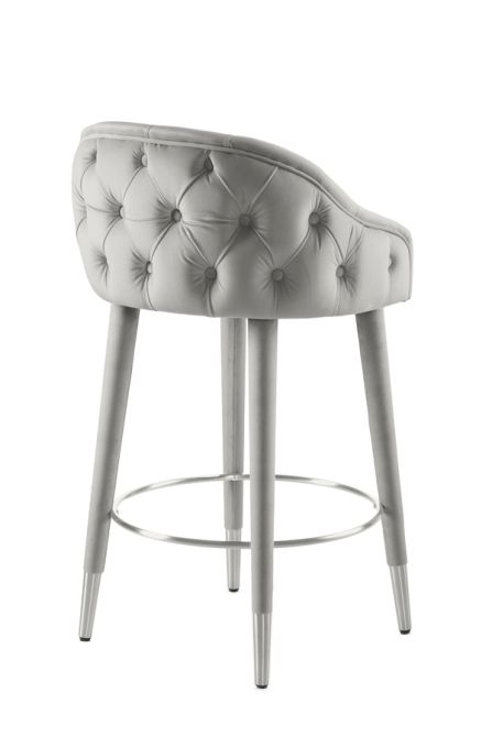 Sophia Taburete de mostrador - Gris - Tapas de Plata-view2