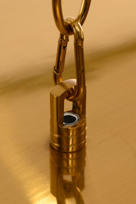 Stanwyck Capsule Pendant light Brass - Image #0