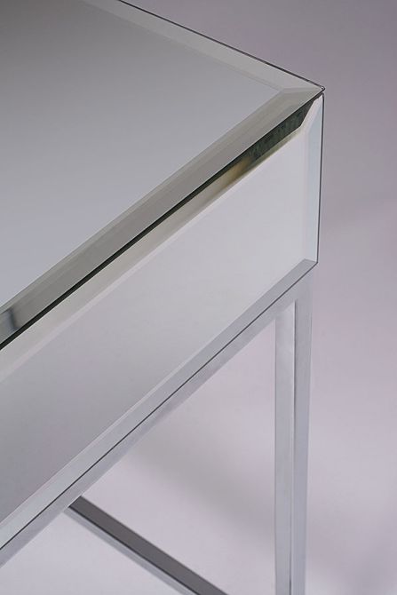 Stiletto Toughened Mirror Console Table - Image #0