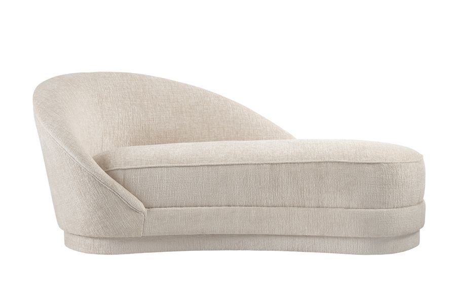 Selini Chaise Longue Licht Taupe Chenille-view4