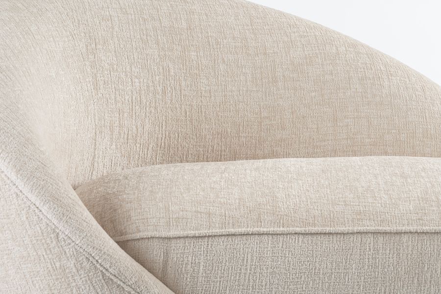 Selini Chaise Longue Licht Taupe Chenille-view7