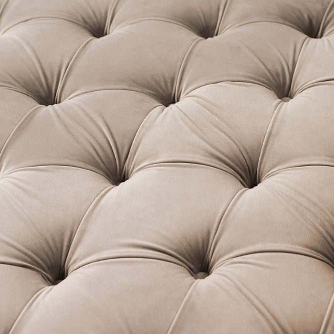 Frankfurt Causeuse, base argent -Taupe-view6