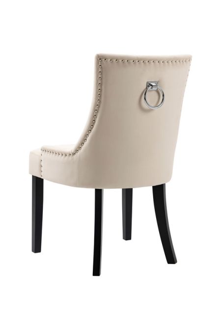 Torino Esszimmerstuhl - Rückenring – Kreideweiß-view2