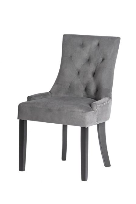 (ID:37469) TORINO CHAIR (98) -BLACK LEGS-SMOKE GREY - RING-view2