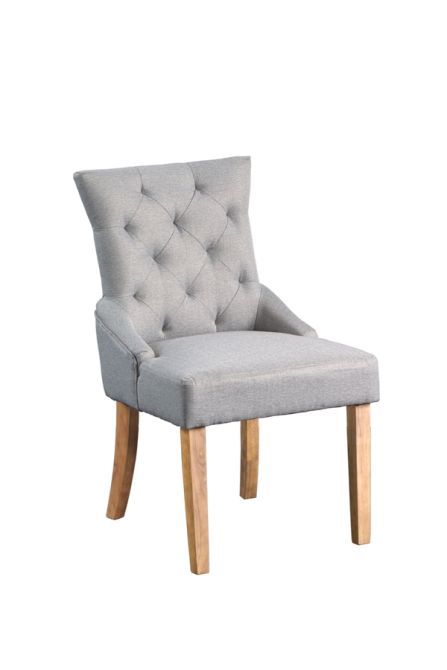 Torino Herringbone Grey Dining Chair - Image #0