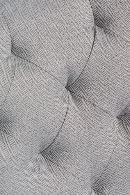 Torino Esszimmerstuhl mit Scoop-Rückenlehne - Grau Fischgrätmuster  - Bild #0