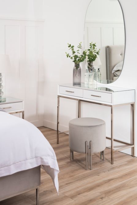 (ID:37431) Trio WHITE Console Table TR-22-view2