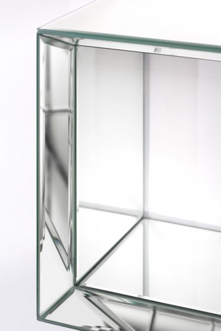 Uno - Mirrored Rectangular Wall Shelf - Image #0