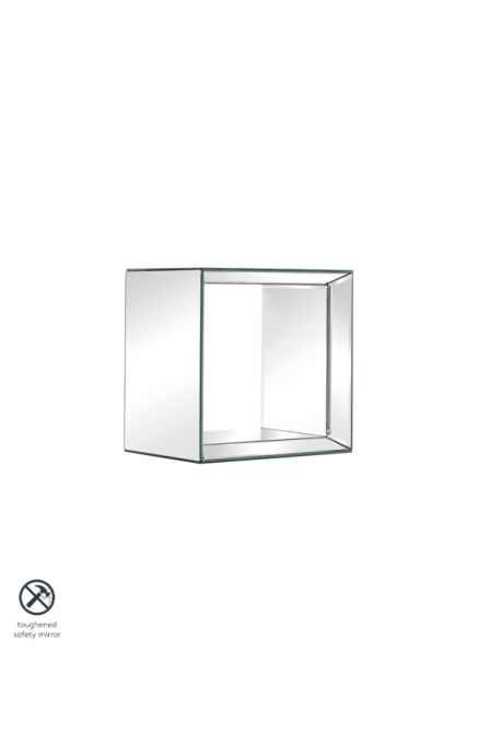 Uno - Mensola a specchio quadrata da parete - Immagine #0