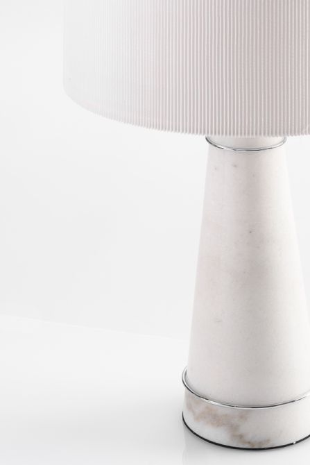 Valencia Tafellamp Wit /Zilver-view5