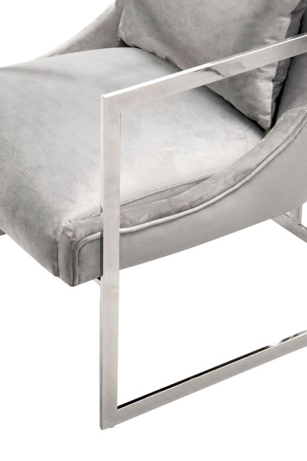 Vantagio Loungesessel - Grau - Basis Silber - Bild #0