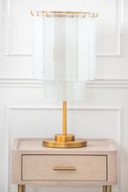 Veil Lámpara de mesa Latón  - Imagen #0