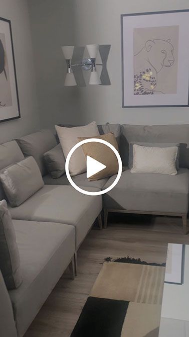 Cassie Hoekbank Rechterhoek Duif Grijs - Onderstel van Roestvrij Staal-view3